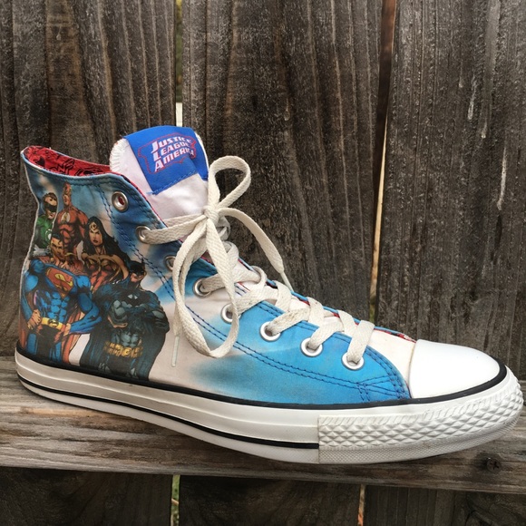 justice league converse shoes